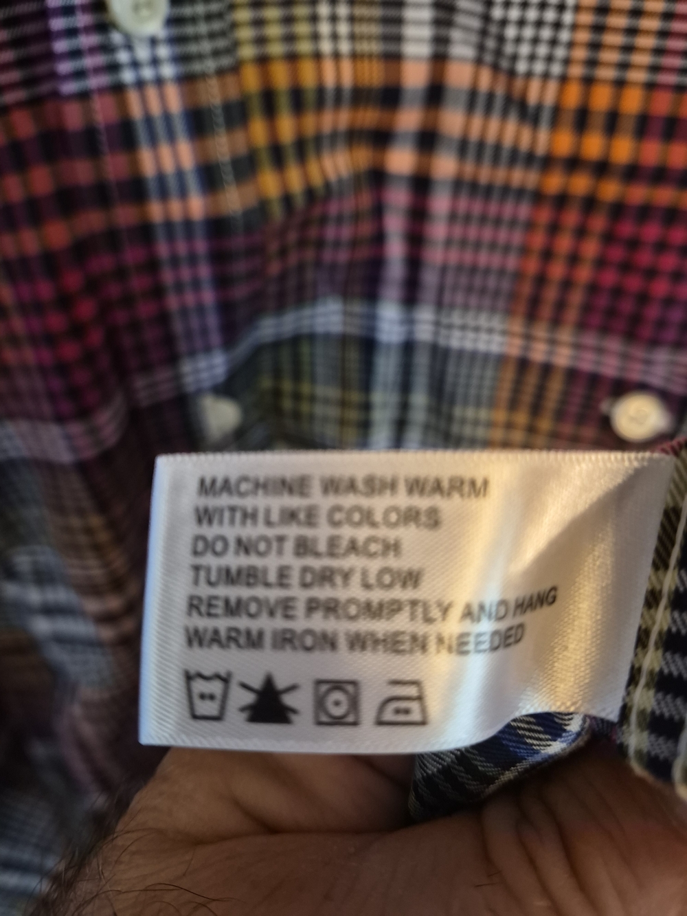 Orvis Men's Multicolor Plaid Button-Up 100% Cotton Long Sleeve Shirt Size XL - Picture 7 of 9